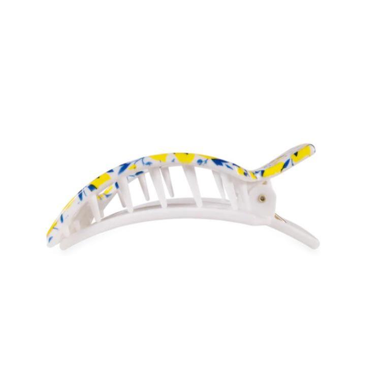 Teleties Medium Flat Square Hair Clip Limoncello