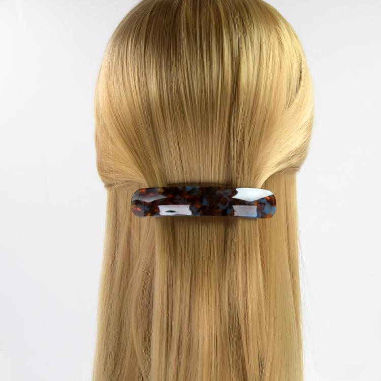 Helly Hair Hair Clip 9 cm Bernstein Dunkel