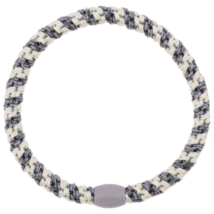 Kknekki  Slim Silver Grey Stripe