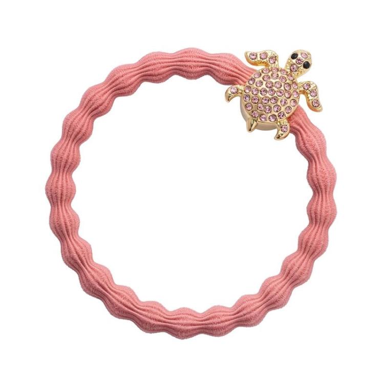 ByEloise London Bling Turtle Gold Coral