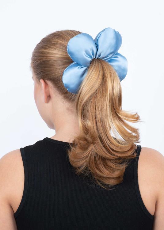 Sui Ava Flower Soft Scrunchie Blue