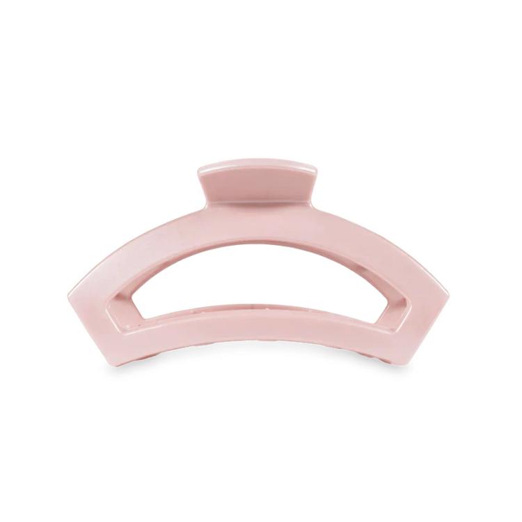 Teleties Open Hair Clip klein Pearly Pink