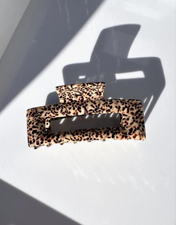 Solar Eclipse  Haarklammer Leopard