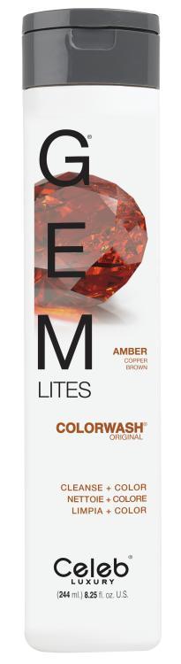 Celeb LUXURY GEM LITES Colorwash Amber Copper Brown