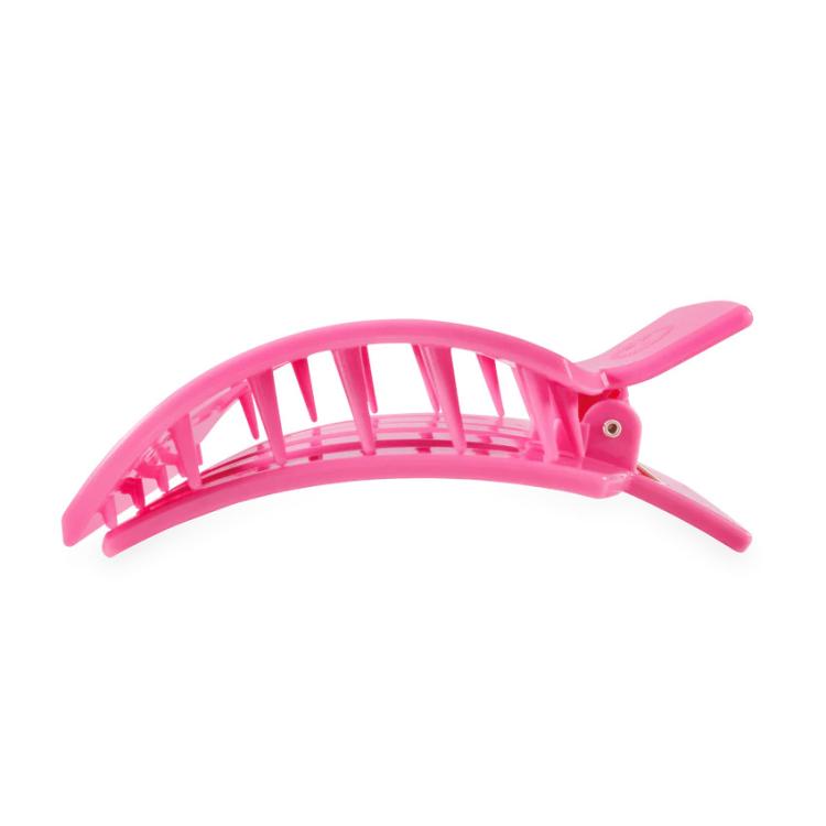 Teleties Large Flat Square Hair Clip Paradise Pink