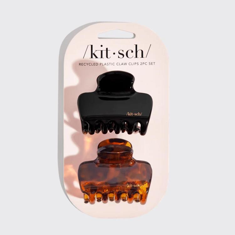 Kitsch Cloud Clips Black & Tort