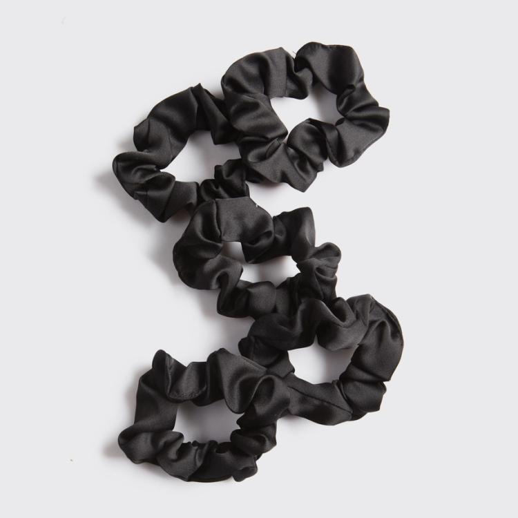 Kitsch Satin Sleep Scrunchies schwarz
