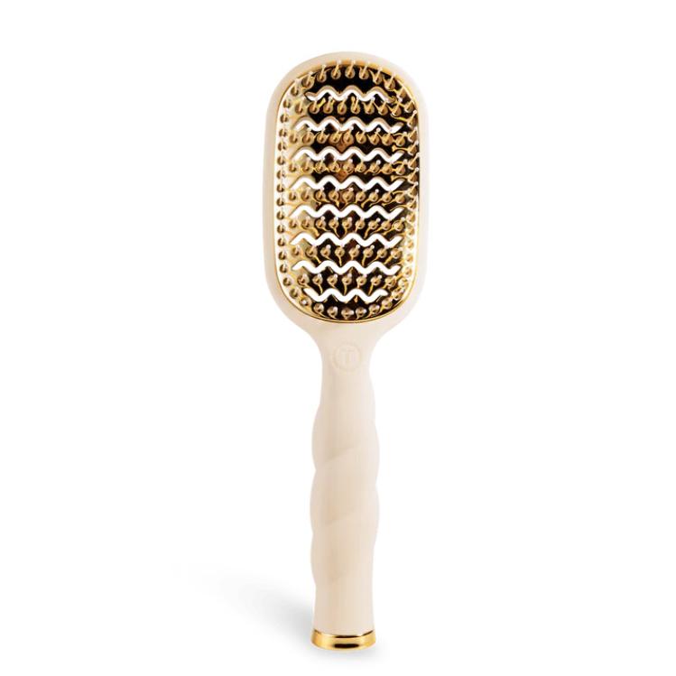 Teleties Vented Brush for All Types of Hair Tan