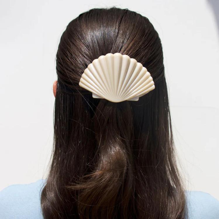 Teleties Shimmering Shell Flat Clip small