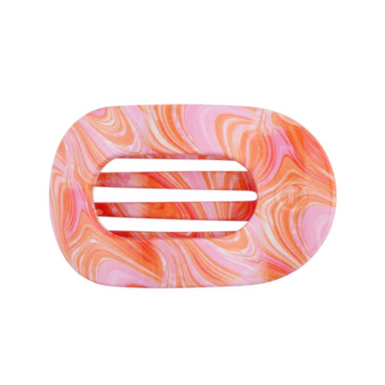 Teleties Flat Round Clip groß Just Keep Swimming