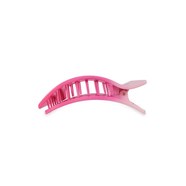 Teleties Small Flat Rectangle Hair Clip Kiss & Tell