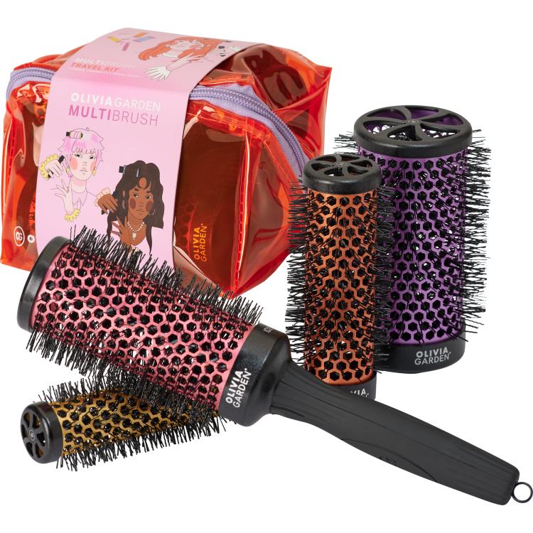 Olivia Garden Multibrush Single Barrel - Reise-Set