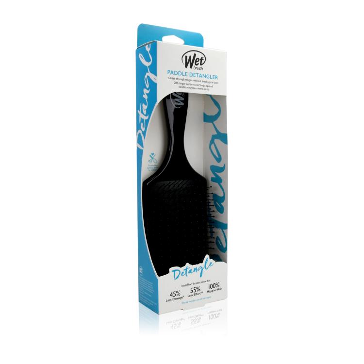 Wet Brush Paddle Detangler black