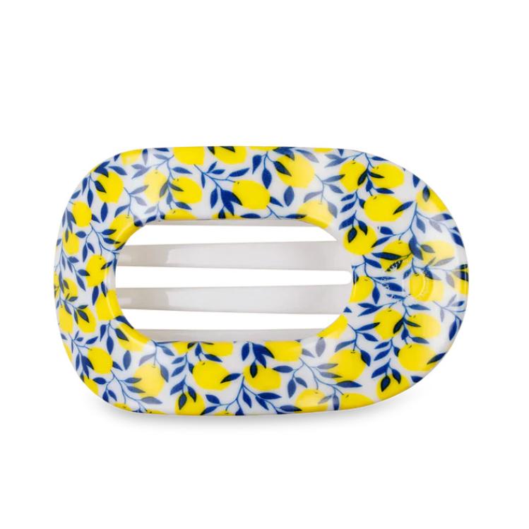Teleties Flat Round Clip klein Limoncello