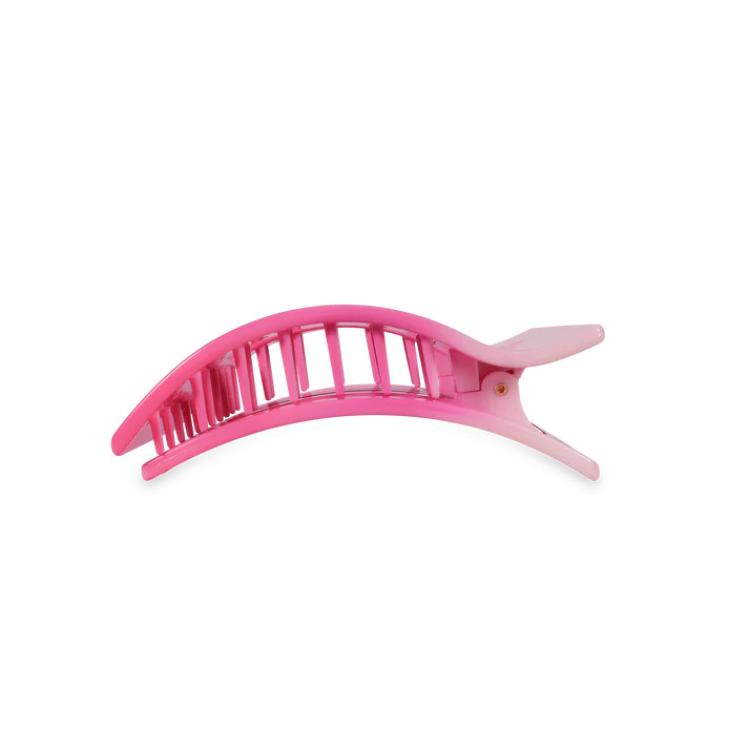 Teleties Medium Flat Rectangle Hair Clip Kiss & Tell