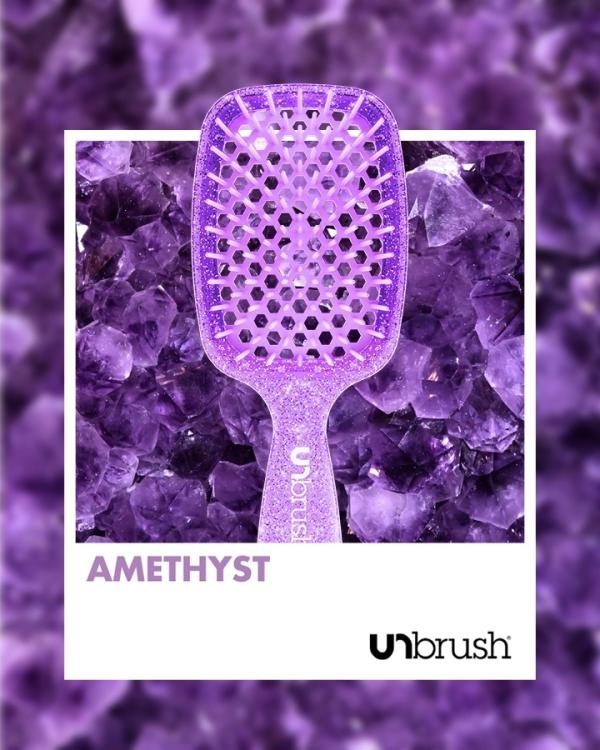UNbrush Detangling Hair Brush Amethyst