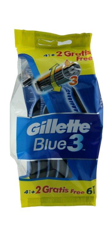 Gillette Blue3 Smooth Einwegrasierer 6er-Pack