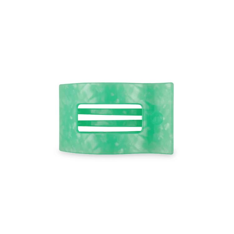 Teleties Small Flat Rectangle Hair Clip Spring Splash