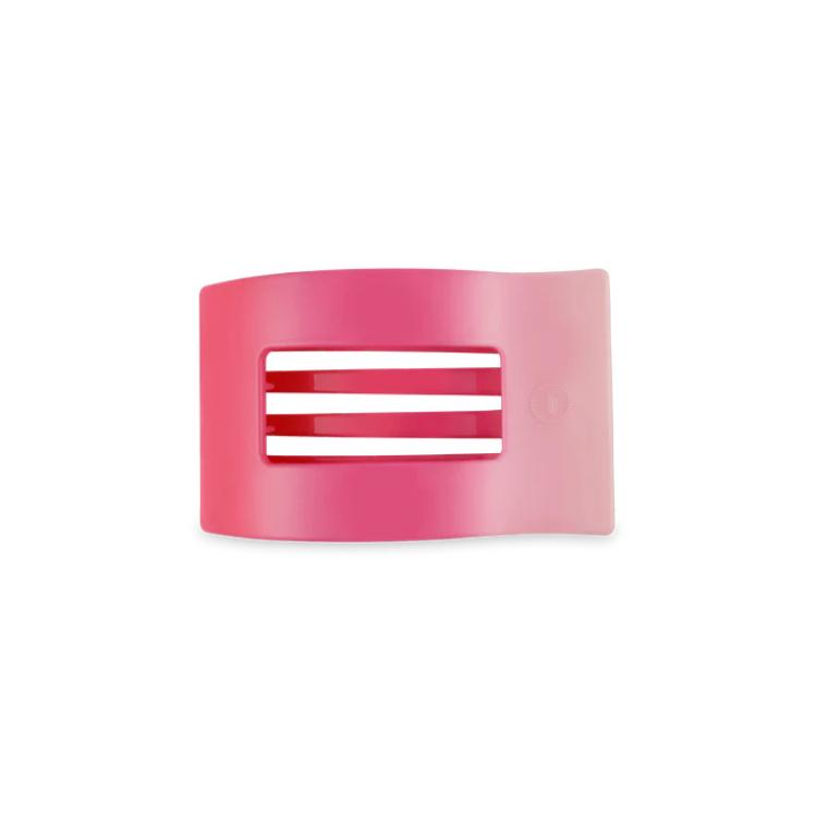 Teleties Small Flat Rectangle Hair Clip Kiss & Tell