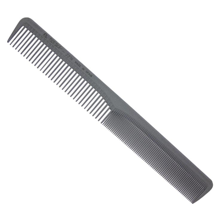 Eurostil Haarschneidekamm Carbon 19,5cm