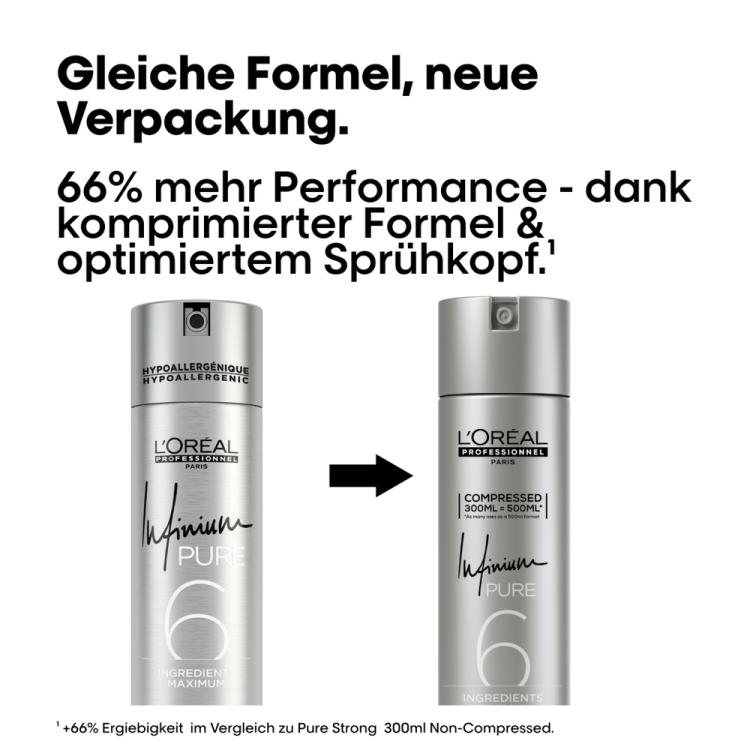 Loreal Infinium Pure Strong Hypoallergenic Compressed Haarspray