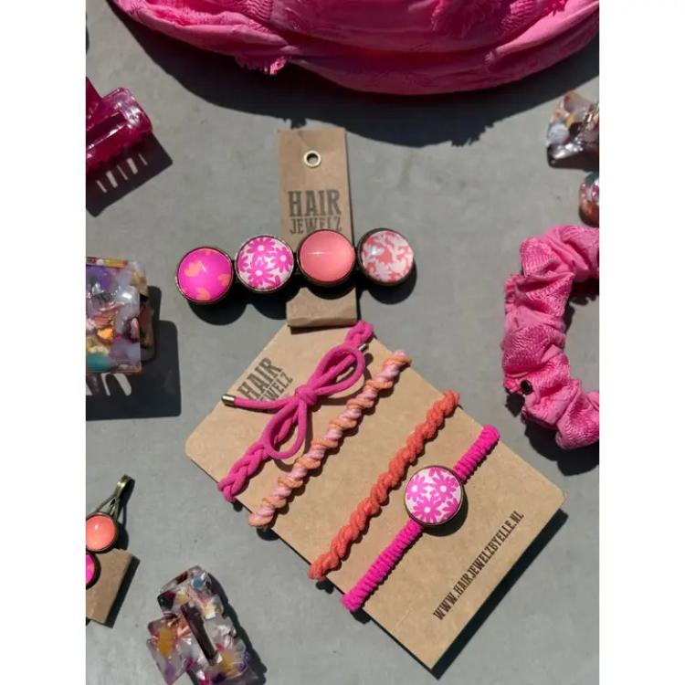 Hairjewelz by Elle Colourclip Slide Bubblegum Pink