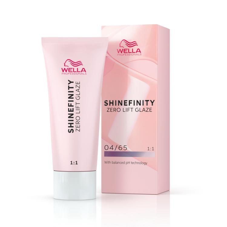 Wella Shinefinity 04/65 Mittelbraun Mahagoni