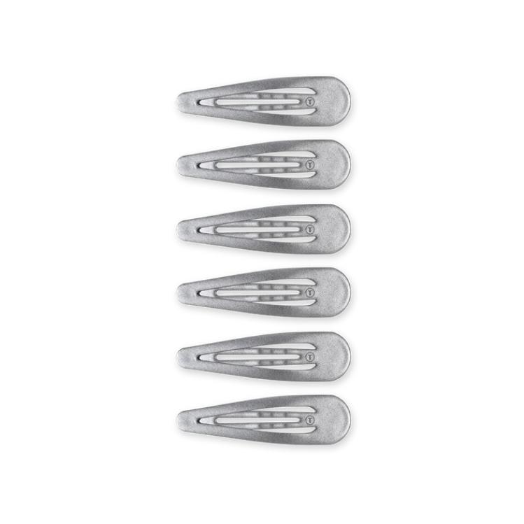 Teleties Snap Clip Silver