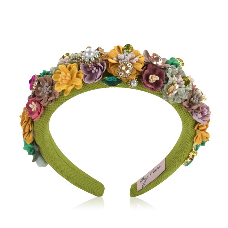 By Vivi Haarreif Blume hell grün