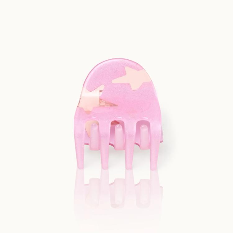 by Vivi Haarklammer Stern Rosa Glitzer