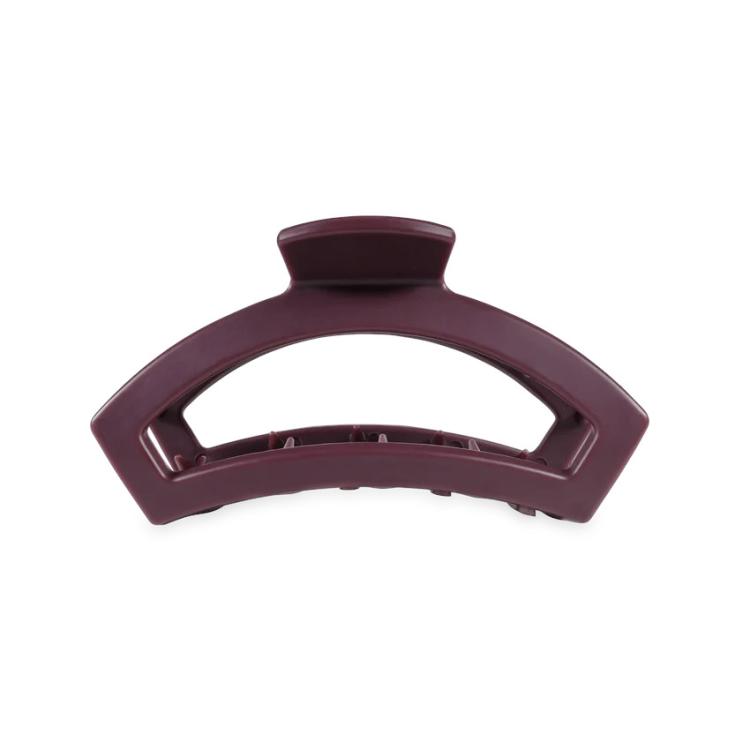 Teleties Open  Hair Clip Burgundy Bliss Medium