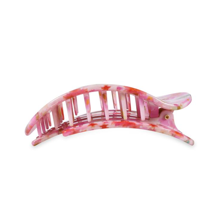 Teleties Flat Round Clip medium Laura Park Giverny