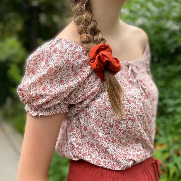 Laure Derrey Scrunchie Terracotta