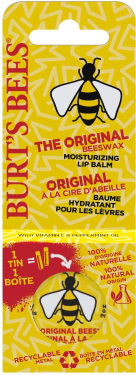 BURTS BEES BEESWAX LIP BALM 100% NATURAL