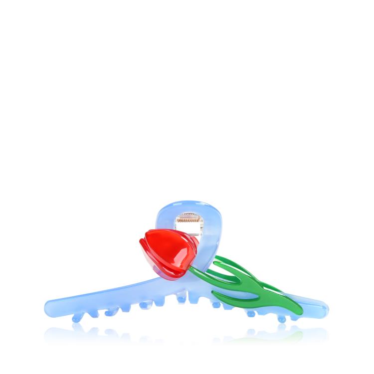 Helly Hair Haarklammer Tulpe blau