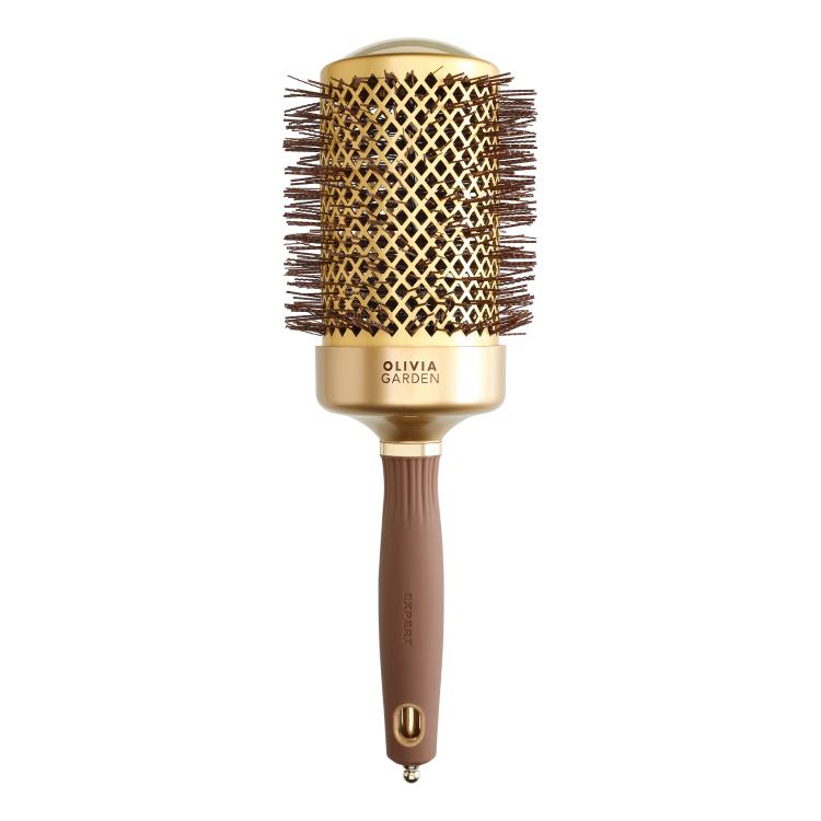 Olivia Garden EXPERT BLOWOUT SHINE Wavy Bristles Gold&Brown 65