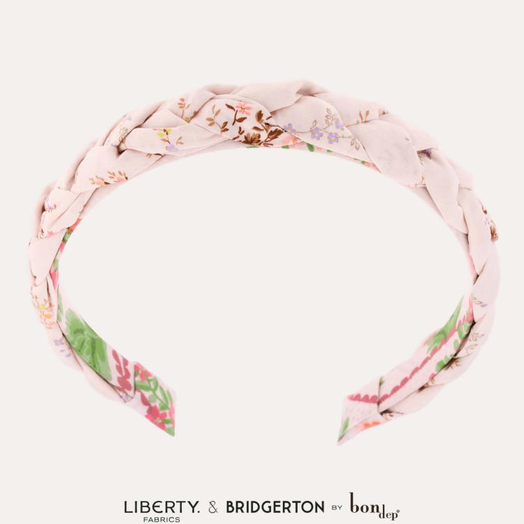 Bon Dep Hairband braided mw Liberty Garden Blooms