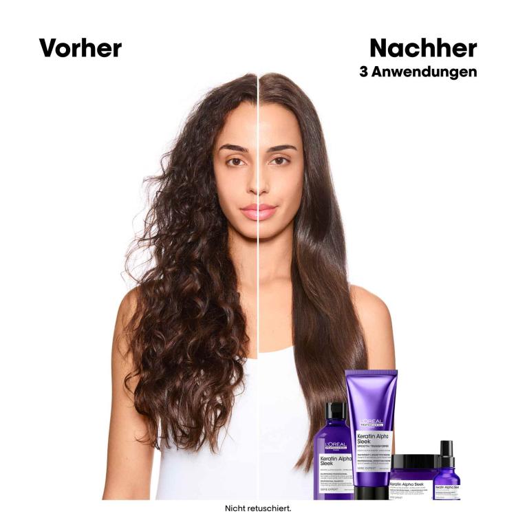 Loreal Keratin Alpha Sleek Shampoo - Nachfüllpack