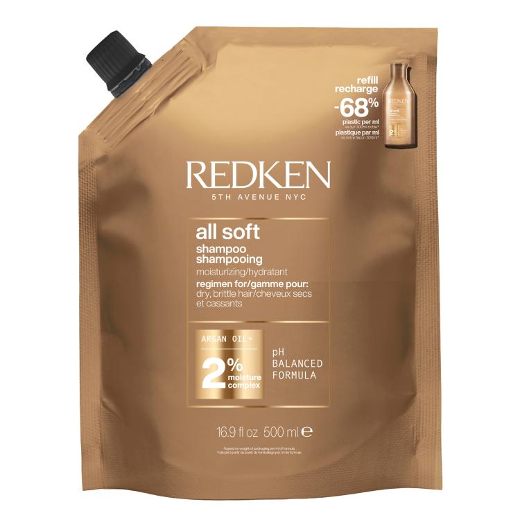 Redken All Soft Shampoo 2%  - Refill