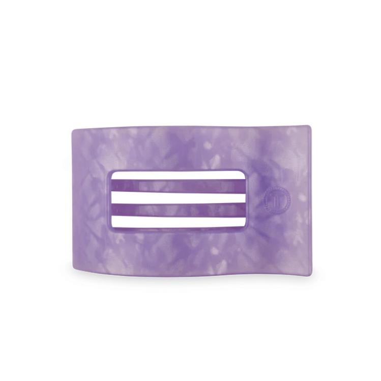 Teleties Medium Flat Rectangle Hair Clip Lavender Mist
