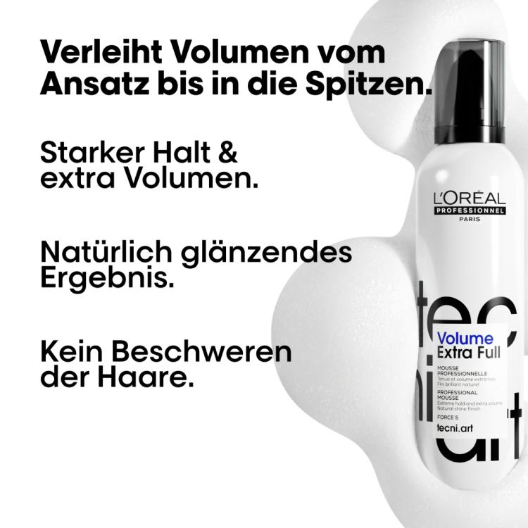 Loreal Tecni.Art Full Volume Extra Mousse Force 5