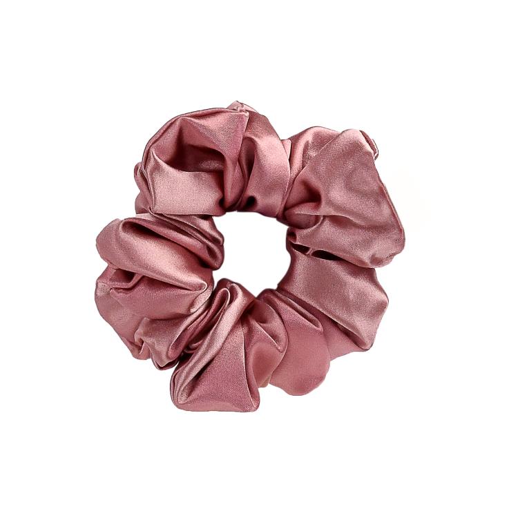 What a bun! Scrunchie Medium Satin Dusty Pink