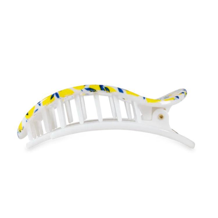 Teleties Flat Round Clip groß Limoncello