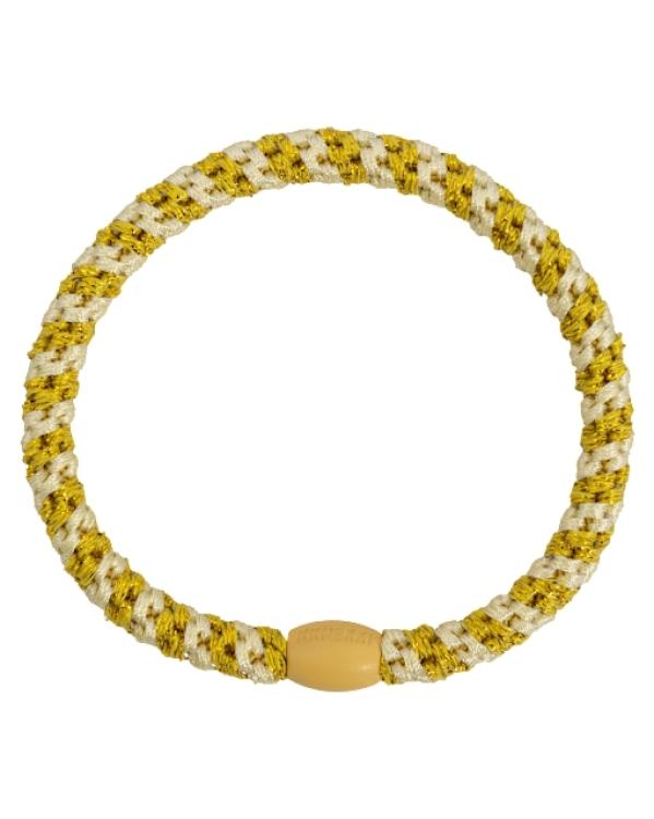 Kknekki Slim light yellow sun glitter stripe