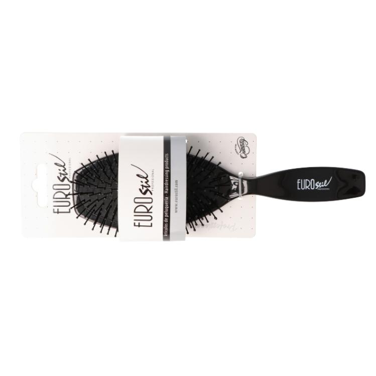 Eurostil Gummibürste mit Nylonborsten mit Kugeln groß