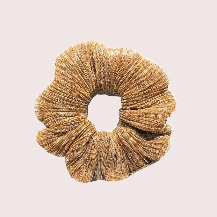 Laure Derrey Scrunchie Piisse Honey Pleated