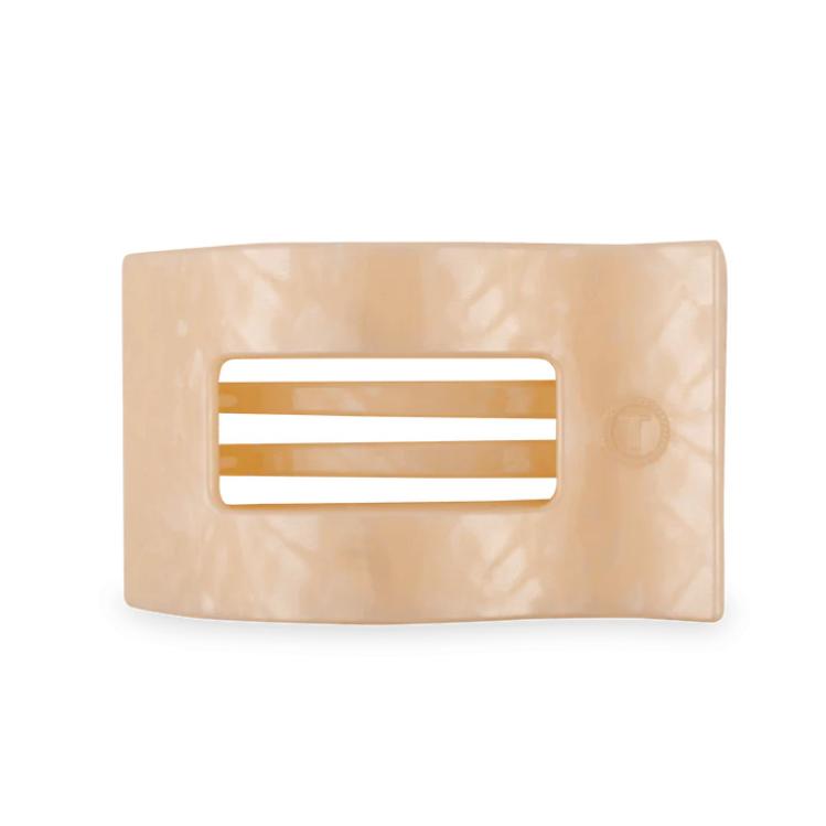 Teleties Large Flat Rectangle Hair Clip Soft Surf