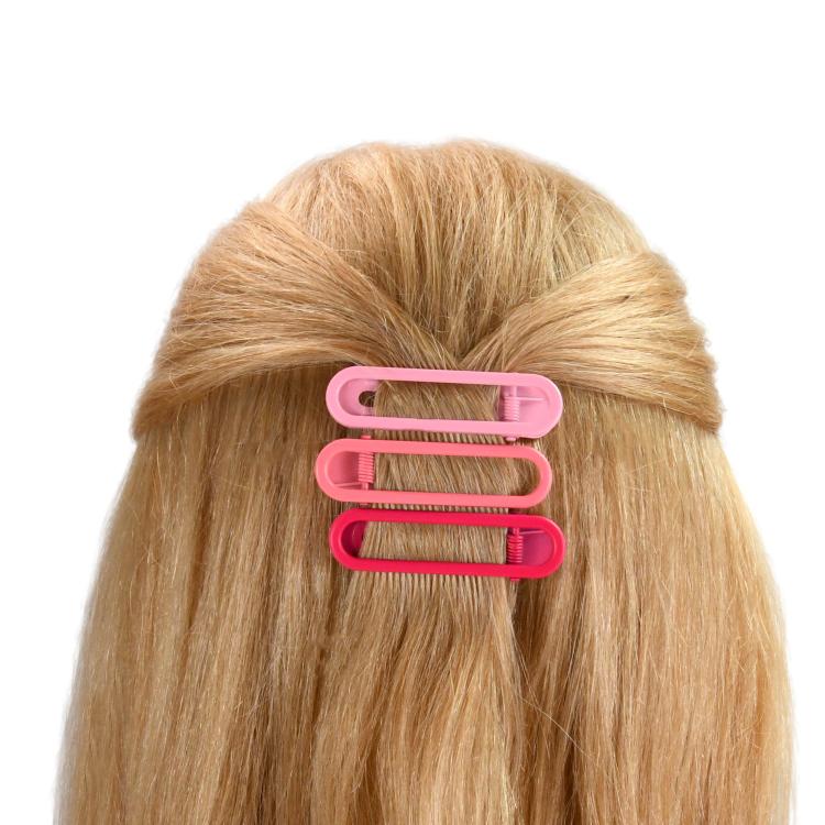 Helly Hair Paper Clip rund pink