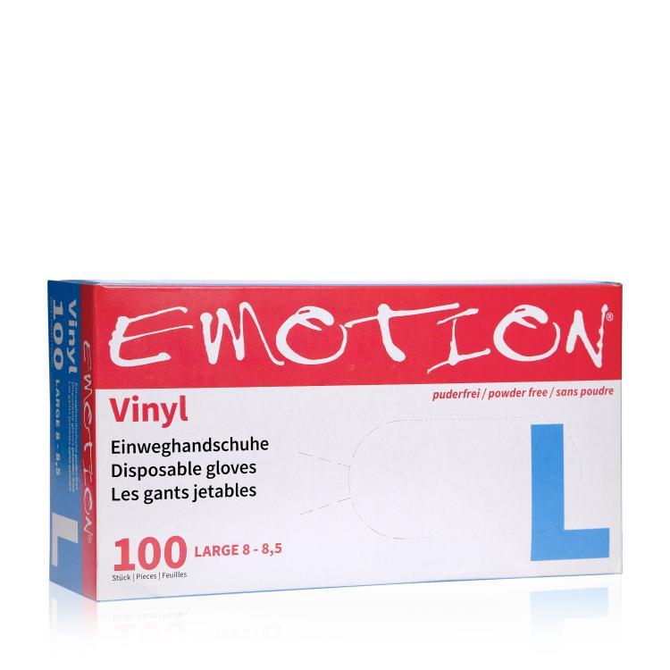 Emotion Vinyl Einweghandschuhe L