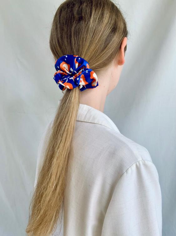 House of Scrunchies Blue Orange Midi